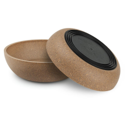 Happet bambukinis, smėlio spalvos dubenėlis šunims ir katėms, 0,5l