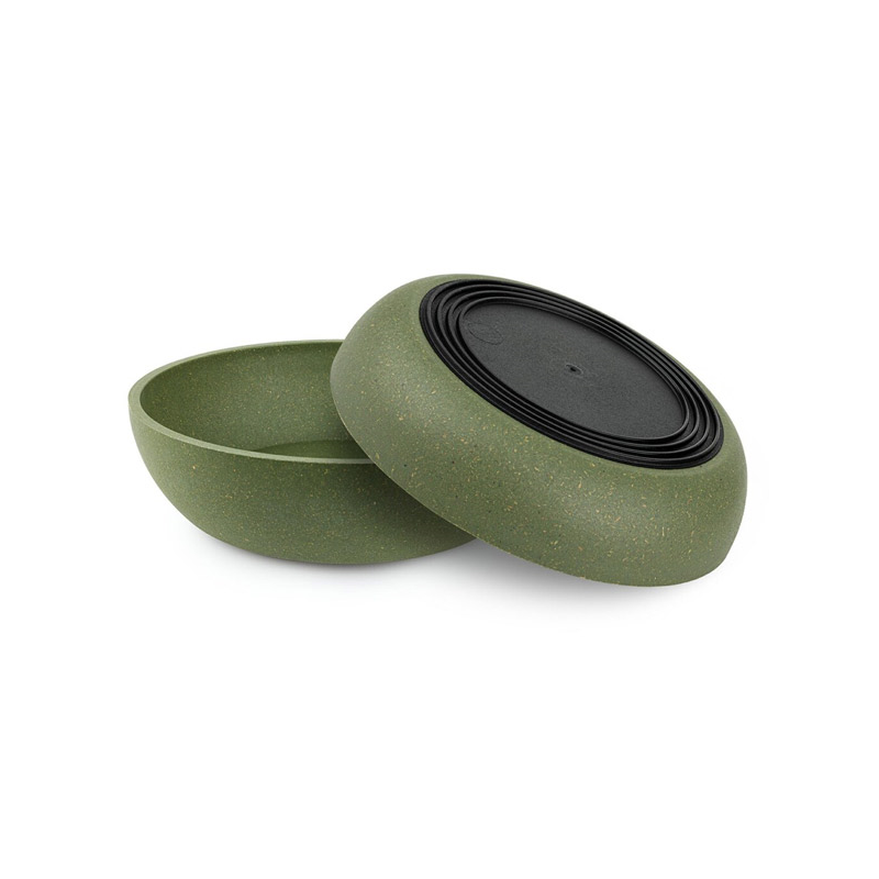 Happet bambukinis, žalios spalvos dubenėlis šunims ir katėms, 0,5l