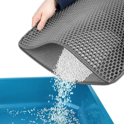 Happet pilkas kraiko kilimėlis katėms, 40x50 cm