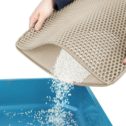 Happet smėlinis kraiko kilimėlis katėms, 45x60 cm