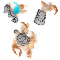 Nobleza pliušinis žaislas su katžole katėms, 1 vnt.