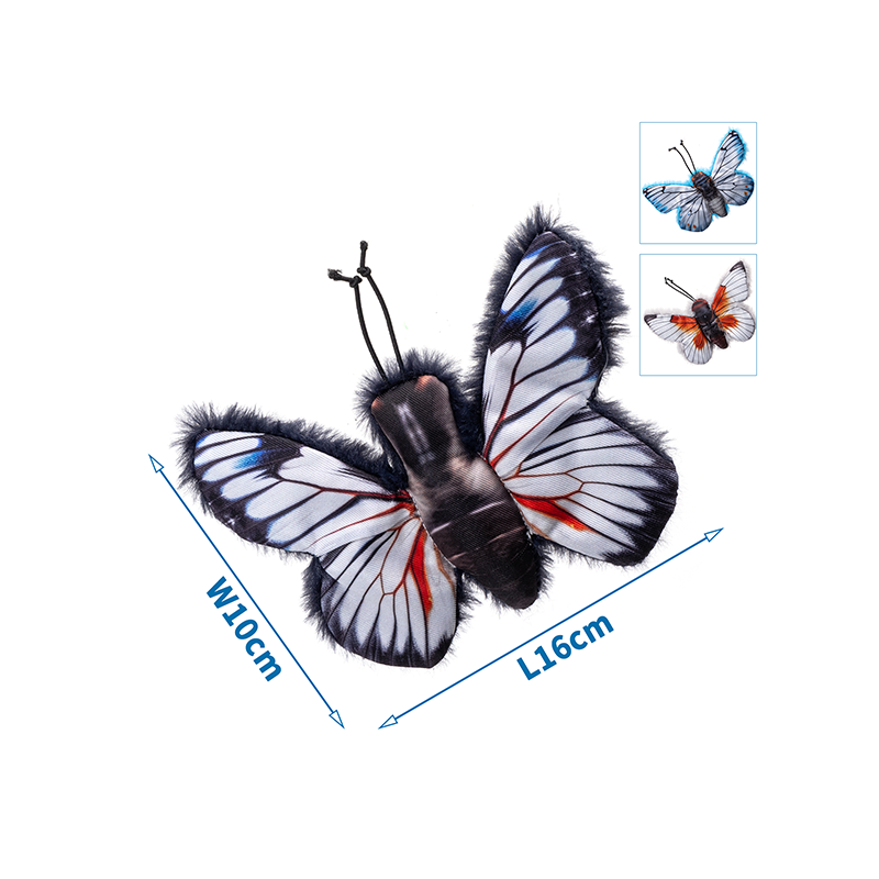 Nobleza drugelis su katžole žaislas katėms, 1 vnt.