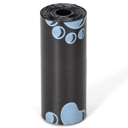 Nobleza juodi maišeliai šunų ekskrementams, 20 vnt.