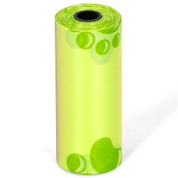 Nobleza spalvoti maišeliai šunų ekskrementams, 6 vnt.