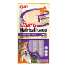 Churu Hairball Control kreminis skanėstas su tunu katėms, 4 vnt.