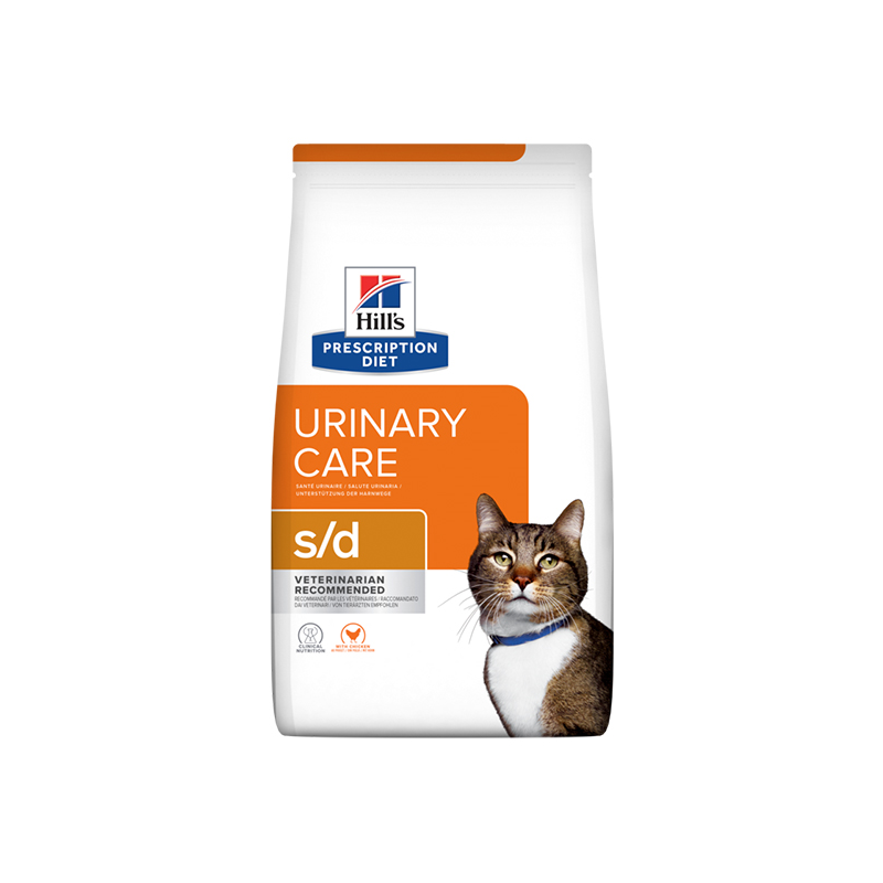 Hill's s/d Urinary Care sausas maistas katėms su vištiena, 1,5 kg