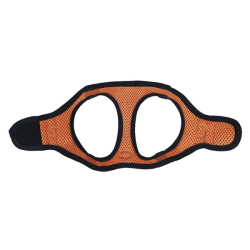 Nobby Mesh Air oranžinės petnešos šunims, S–M