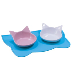 Nobby Gato silikoninis kilimėlis dubenėliams, 44x25 cm