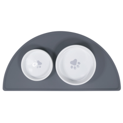 Nobby Luna silikoninis kilimėlis dubenėliams, 49x24 cm