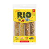 RIO kalėdinis lazdelių rinkinys skanėstai egzotiniams paukščiams, 4x45 g