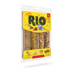 RIO kalėdinis lazdelių rinkinys skanėstai egzotiniams paukščiams, 4x45 g