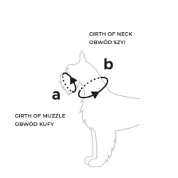 Amiplay Muzzle Air pilkas antsnukis šunims, XS