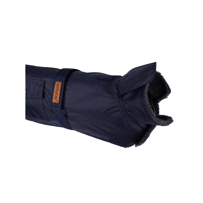 Amiplay Coat Bled mėlynas paltas šuniui, 32 cm