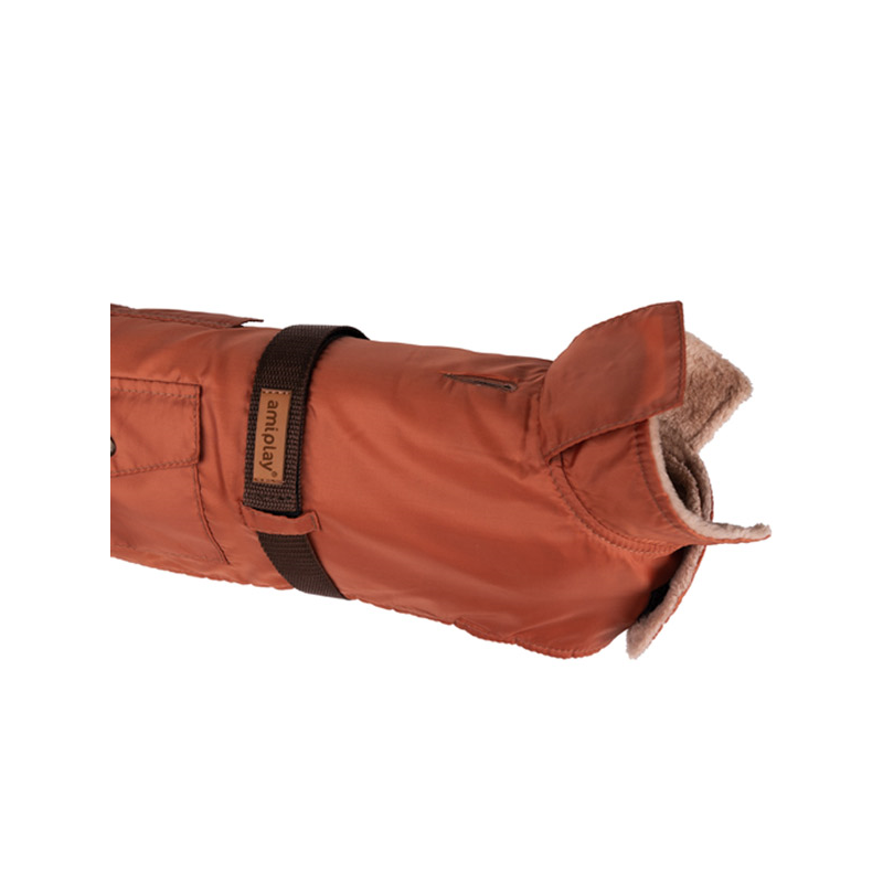 Amiplay Coat Bled oranžinis paltas šuniui, 27 cm