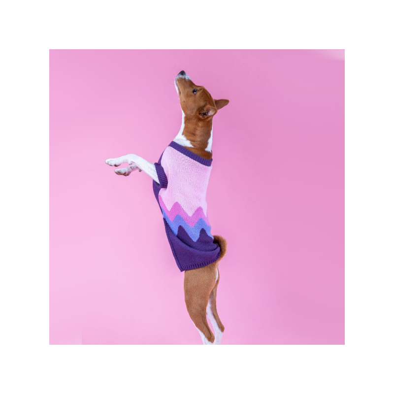 Amiplay Lima rožinis megztinis rūbai šunims, 23 cm