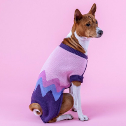 Amiplay Lima rožinis megztinis rūbai šunims, 28 cm