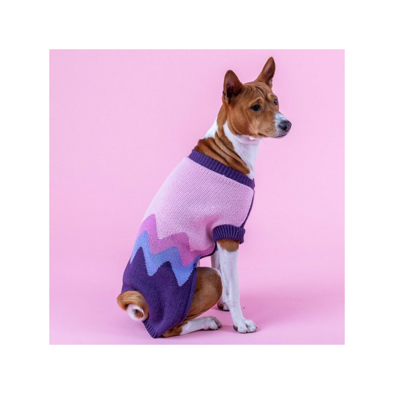 Amiplay Lima rožinis megztinis rūbai šunims, 28 cm