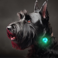 Happet Led žalia lemputė ant antkaklio šunims