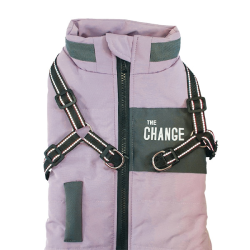 Nobby Change 2in1 violetinė striukė šuniui, 36 cm