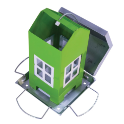 Nobby Alis žalia lesyklėlė paukščiams, 12x12x19 cm