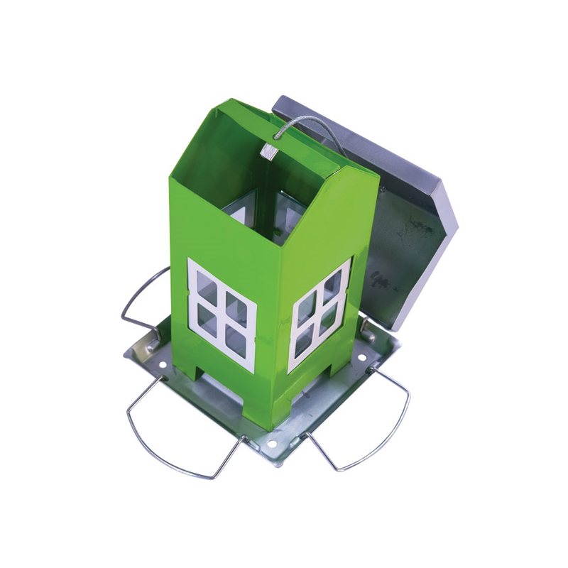 Nobby Alis žalia lesyklėlė paukščiams, 12x12x19 cm