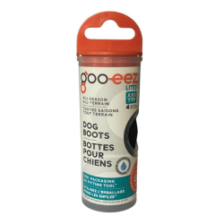 Goo-eez Lites juodi batai šunims, XXS, 4 vnt.