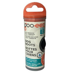 Goo-eez Lites juodi batai šunims, XS, 4 vnt.