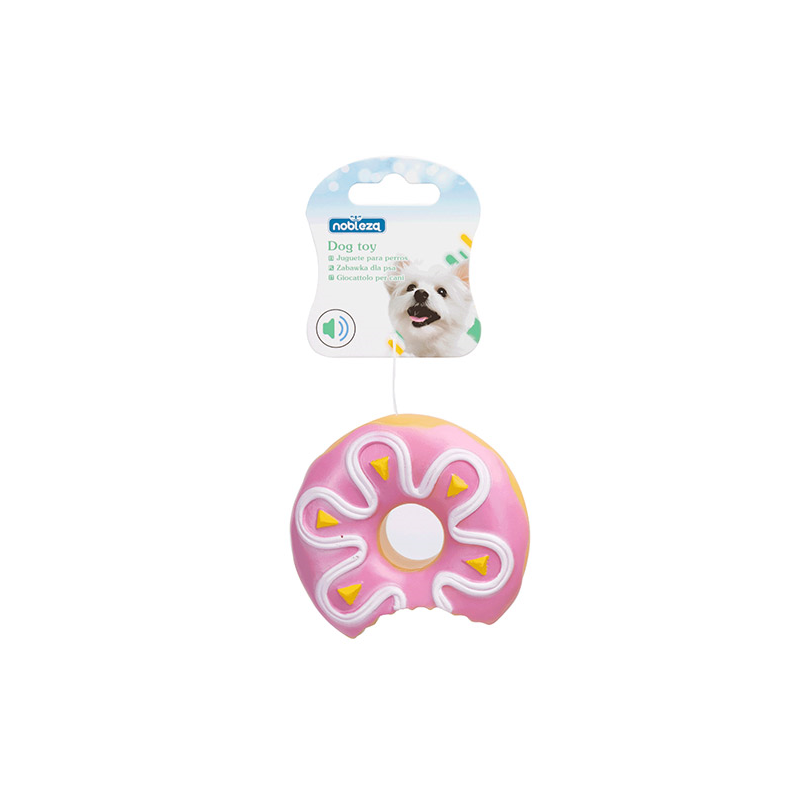 Nobleza vinilinė spurga žaislas šunims, 9,3 cm