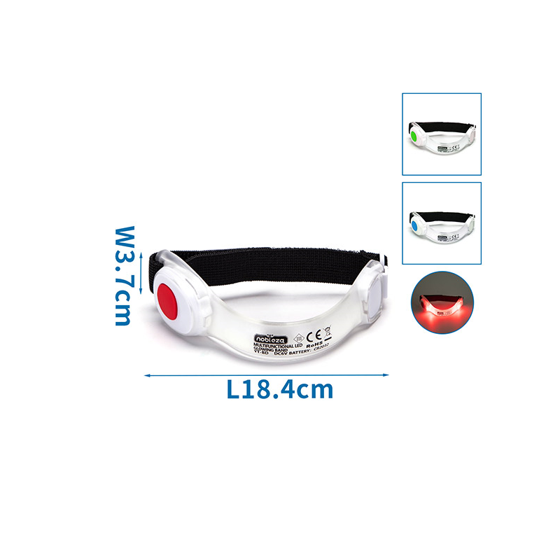 Nobleza LED šviečiantis antkaklis šunims, 18,4x3,7x1,3 cm