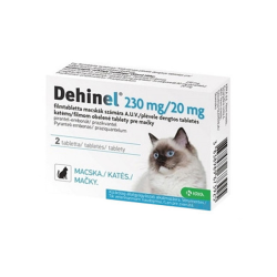 Dehinel tabletė nuo kirminų...