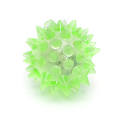 Nobleza šviečiantis, spygliuotas kamuoliukas šunims, 3,8 cm