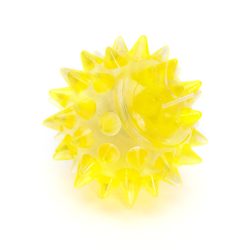 Nobleza šviečiantis, spygliuotas kamuoliukas šunims, 3,8 cm