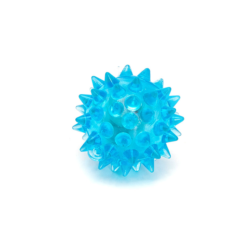 Nobleza šviečiantis, spygliuotas kamuoliukas šunims, 3,8 cm