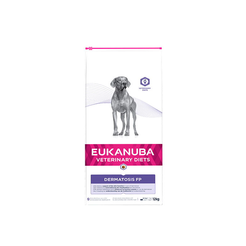 Eukanuba Dermatosis FP sausas maistas šunims, 12 kg