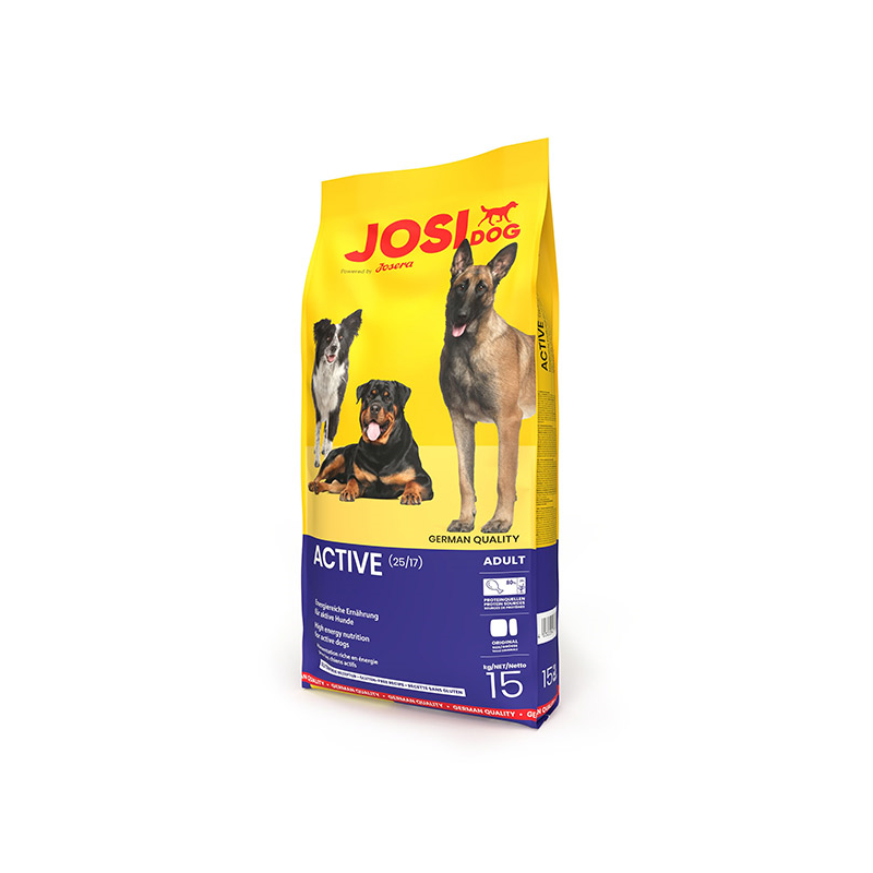 JosiDog Active sausas šunų maistas, 15 kg