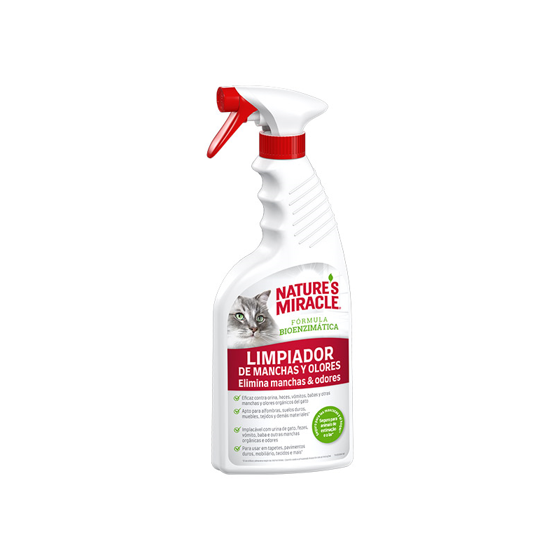Nature's Miracle Stain & Odour Remover kačių kvapo ir dėmių valiklis, 473 ml