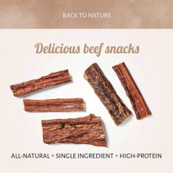 Antos jaučio stemplės skanėstai šunims, 200 g