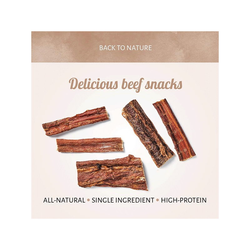 Antos jaučio stemplės skanėstai šunims, 200 g