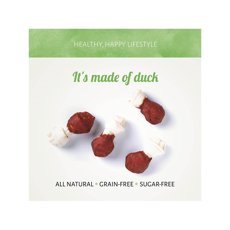 Antos D'light Duck antienos mazgeliai skanėstai šunims, 100 g