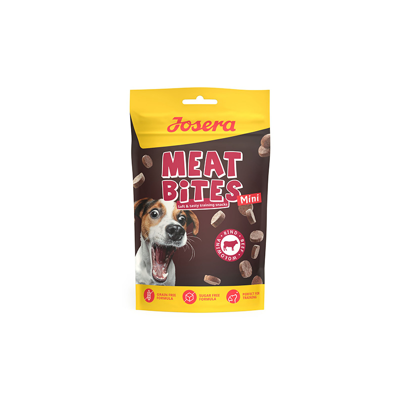 Josera Meat Bites Mini Beef jautienos skanėstai mažų veislių šunims, 70 g