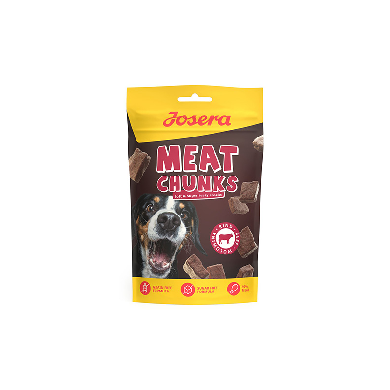 Josera Meat Chunks Beef jautienos skanėstai šunims, 70 g