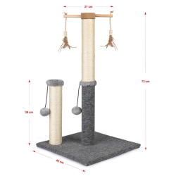 Happet draskyklė katei, 73x42x42 cm