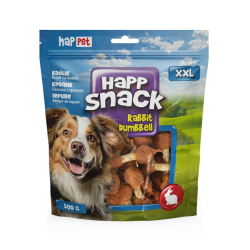 Happet Happ Snack triušienos lazelės skanėstai šunims, 500 g