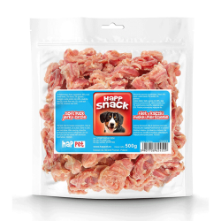 Happet Soft Duck Jerky Circle antienos ritinėliai skanėstai šunims, 500 g