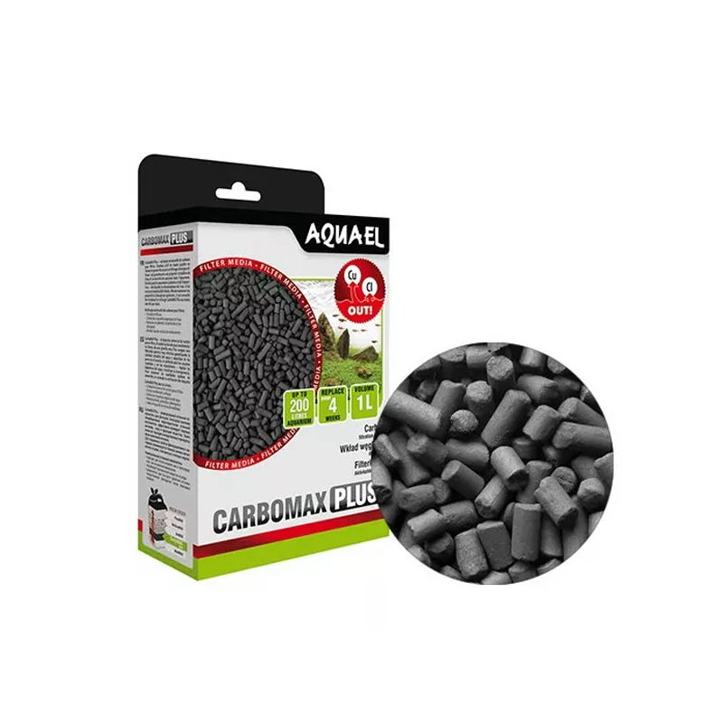 Aquael CarboMax Plus vandens filtro kasetė akvariumui, 1 l