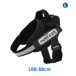 Nobleza juodos petnešos šuniui, L, 68–88 cm