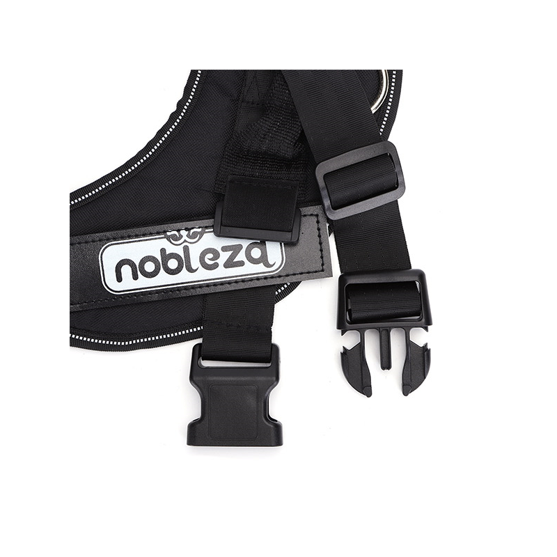 Nobleza juodos petnešos šuniui, M, 56–66 cm