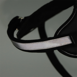 Nobleza juodos petnešos šuniui, M, 56–66 cm