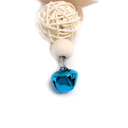 Nobleza medinis žaislas paukščiams, 5x4,8x20 cm