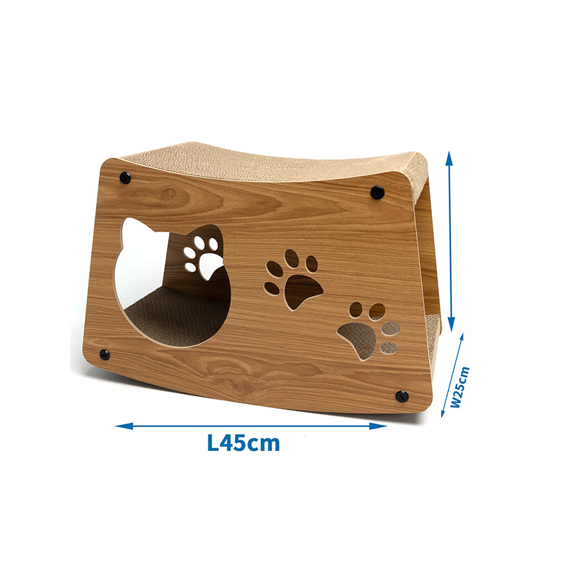 Nobleza ruda draskyklė su katžole katėms, 45x25x29,5 cm